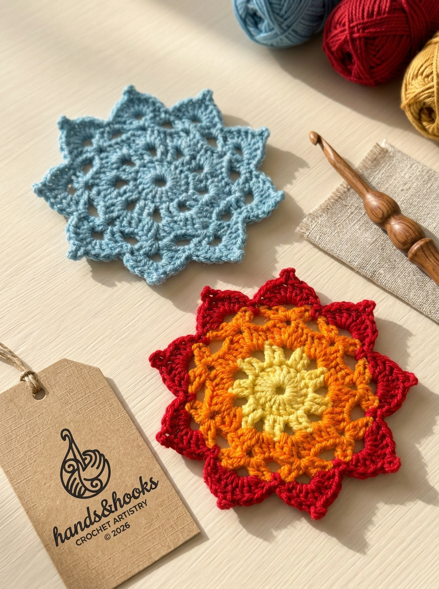 Mandala Coasters Set of 2
